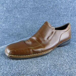 Unlisted Pave Men Loafer Shoes Size 15 Medium Brown‎ Synthetic Slip On